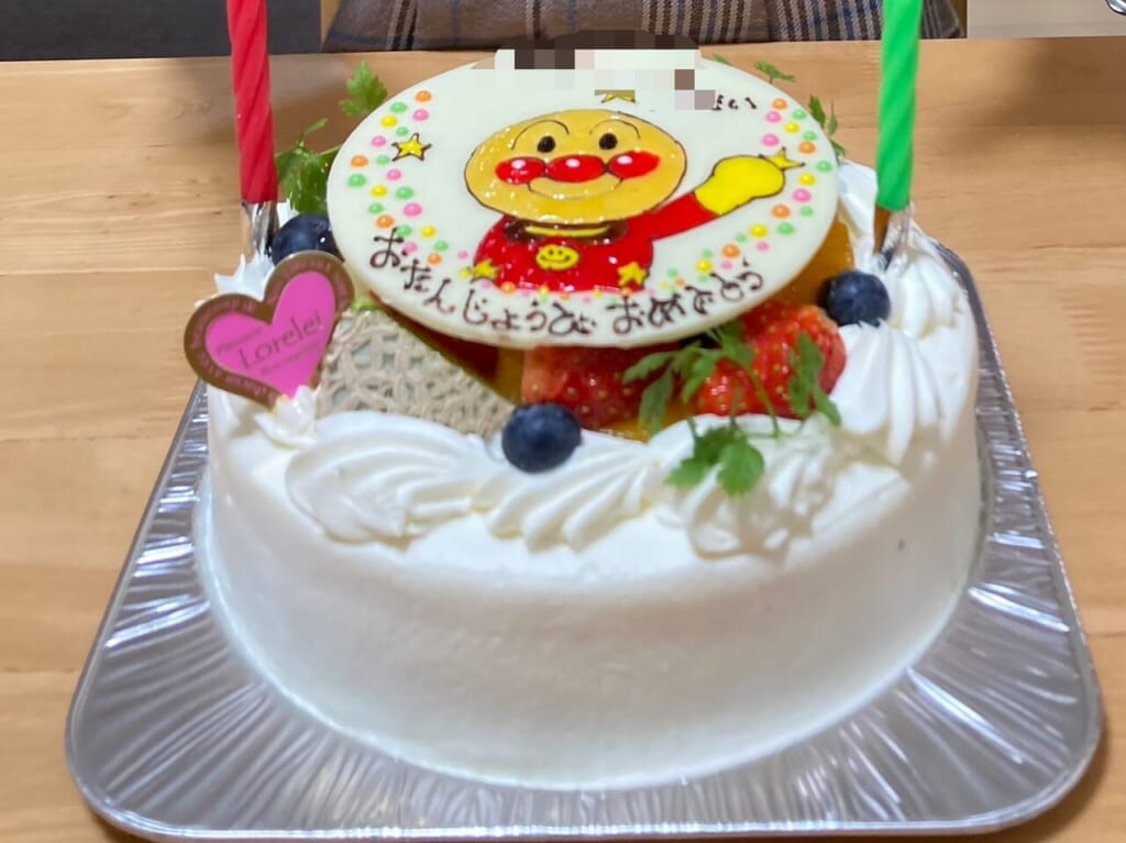 ローレライ記念日ケーキ