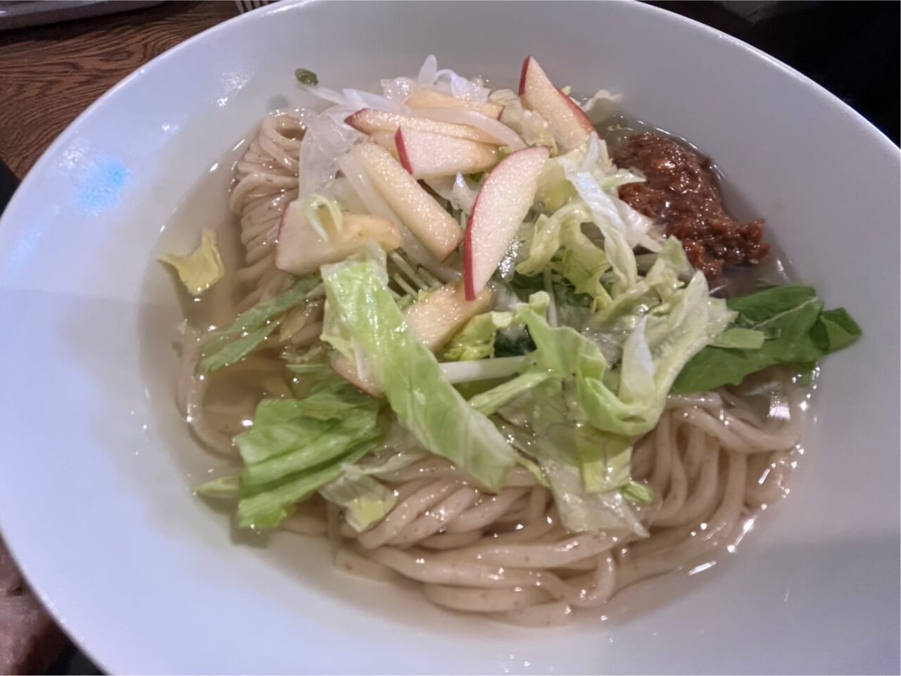 澄み味噌麺の具材