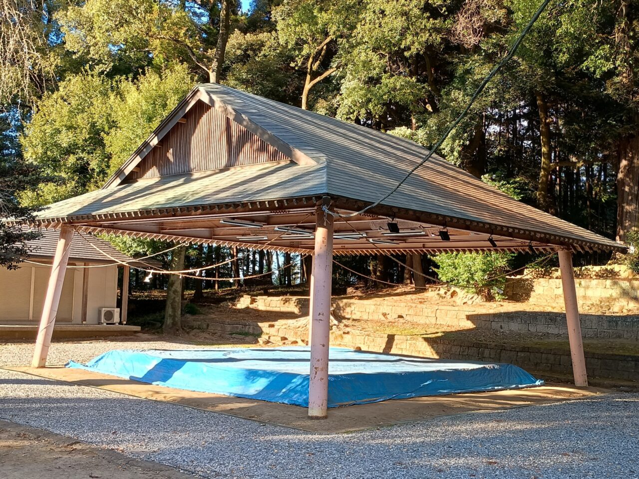 間々田八幡宮相撲場