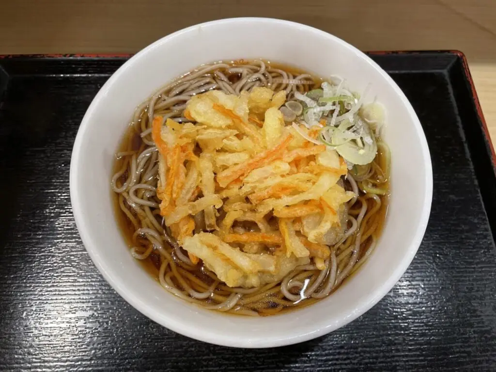 天ぷらそば