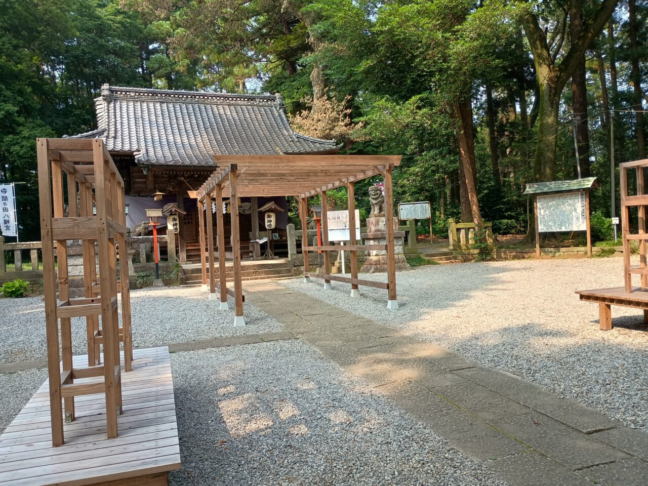 間々田八幡宮の風鈴まつり