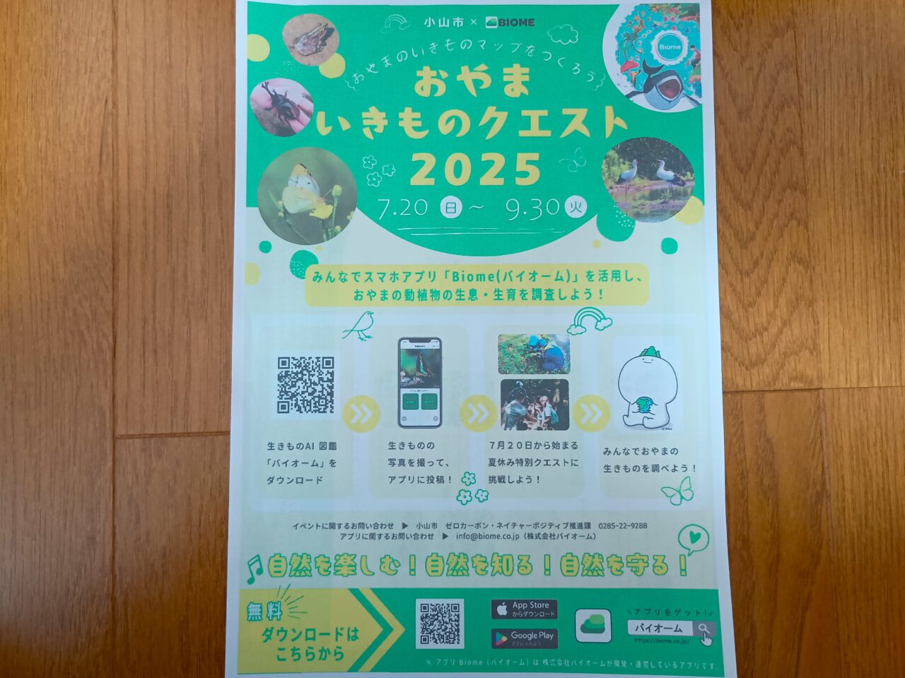 おやまいきものクエスト2025