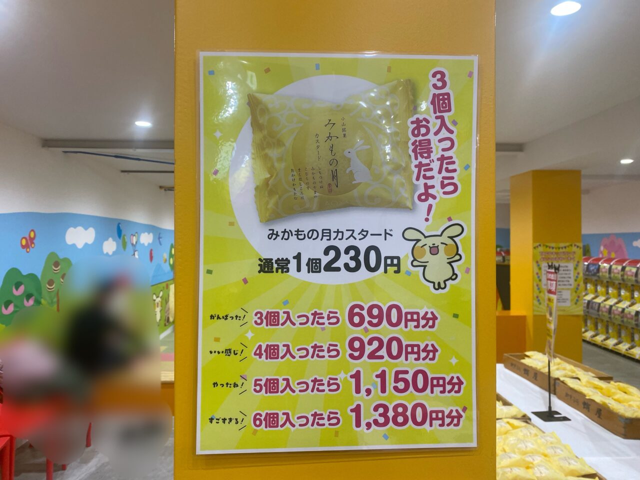 おかしパーク「みかもの月」詰め放題