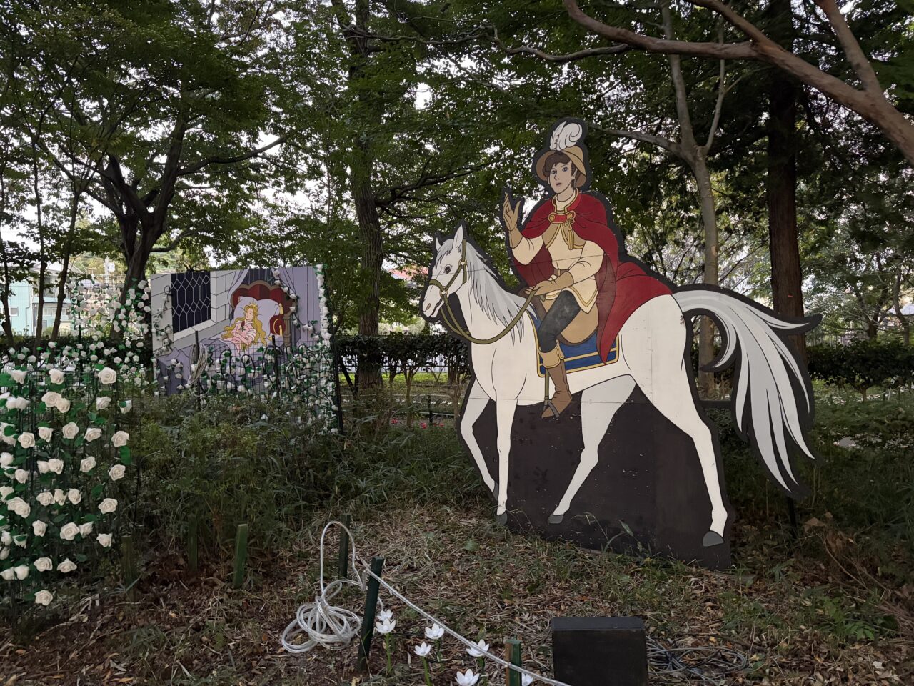 下野市グリムの森 園内の様子