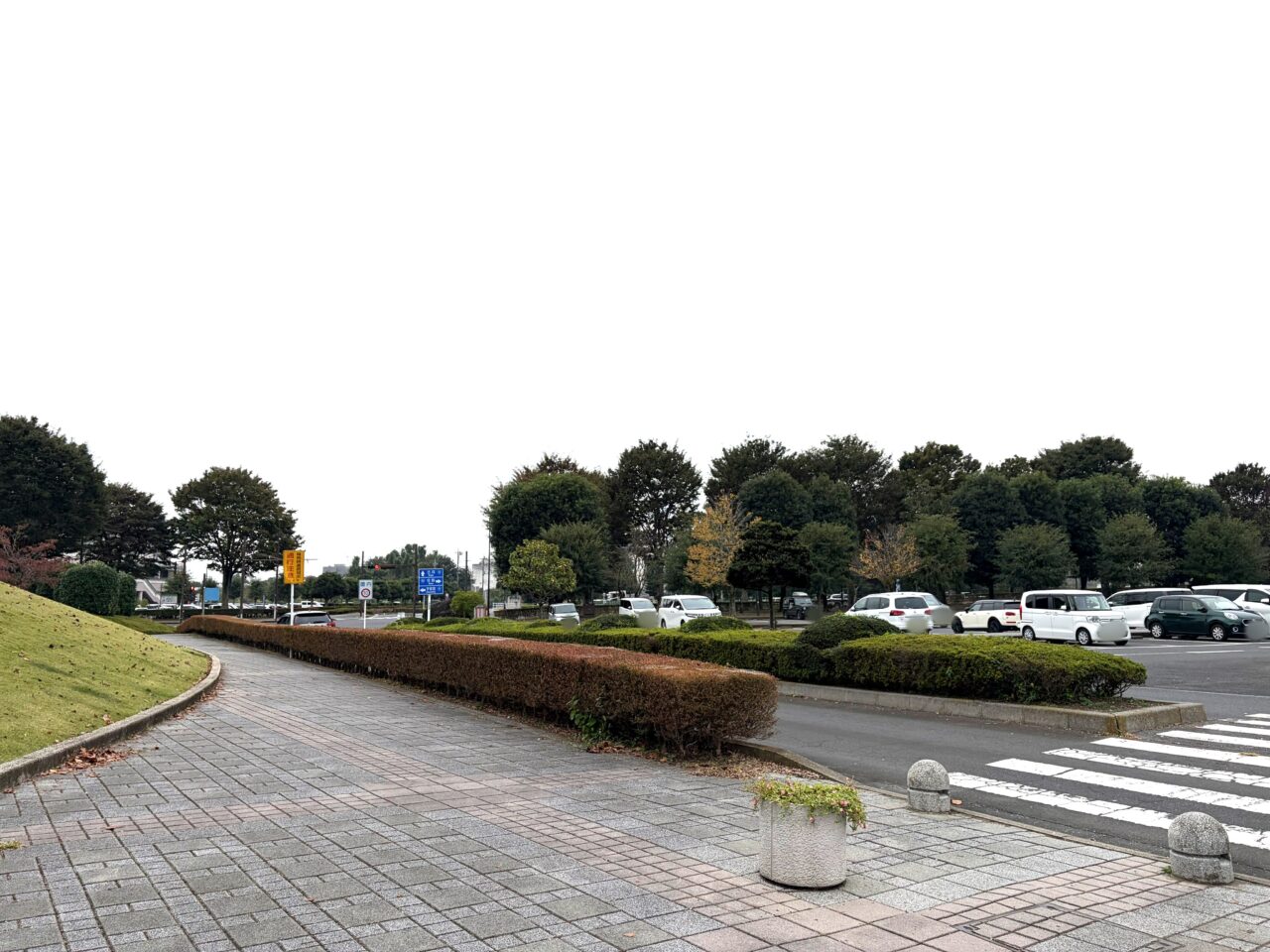 小山総合公園の入口周辺